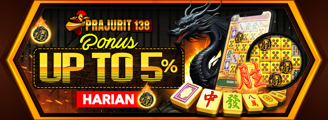 BONUS ROLINGAN SLOT UP TO 1%